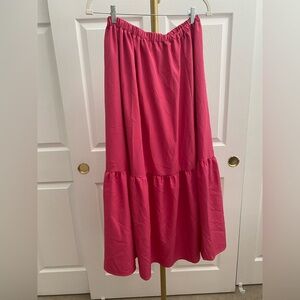 Chic Fuchsia Maxi Skirt for Women
